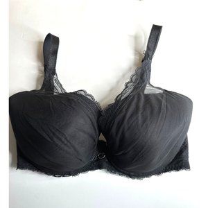 Chanterelle Bra Womens 36G Black Parisian Allure Plunge TShirt Underwire